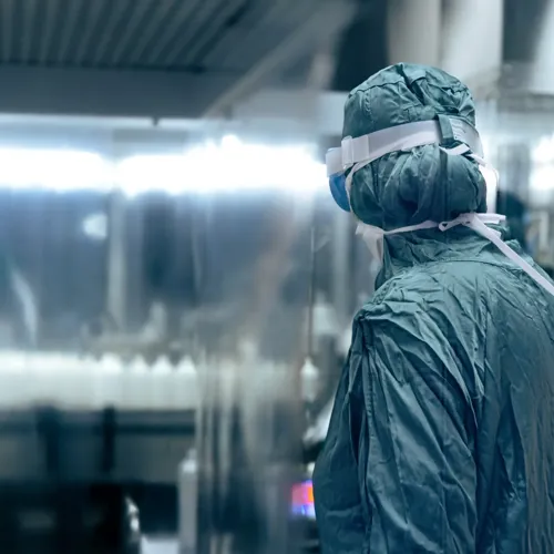 Pharma-Skan grade A/B sterile production cleanroom suit